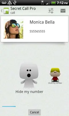 Secret Call android App screenshot 0